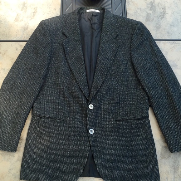 Yves Saint Laurent Other - YSL • Vintage B&W Men's 2 Button Sports Coat